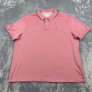 Vineyard Vines Shirt Mens Size XL Red Edgartown Polo Preppy Breathable Golf